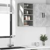 vidaXL Hanging Cabinet Riga Concrete Grey 30x29.5x60 cm Engineered Wood