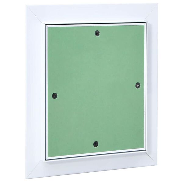 vidaXL Access Panel White 20 x 25 cm Aluminium and Plasterboard