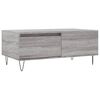 vidaXL Coffee Table Grey Sonoma 90x50x36.5 cm Engineered Wood