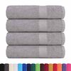 vidaXL Hand Towels "FROGN" 4 pcs Grey 50x100 cm 360 gsm