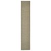 vidaXL Sisal Rug for Scratching Post Taupe 66x350 cm
