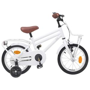 vidaXL Kids Bike 12 Inches for 2-4 Years Old White