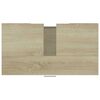 vidaXL Bathroom Cabinet Sonoma Oak 60x32x53.5 cm Engineered Wood