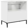 vidaXL Bathroom Sink Cabinet High gloss white 60.5 x 33.5 x 61 cm