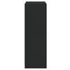 vidaXL Highboard with Doors Black 68x37x109 cm Engineered Wood