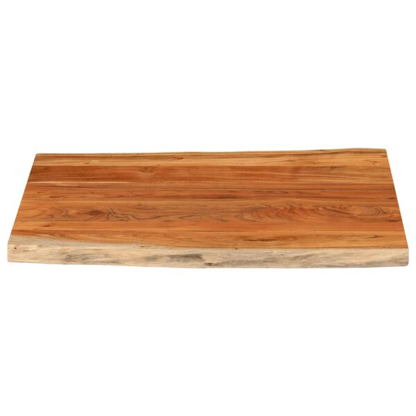 vidaXL Table Top 90x80x2.5 cm Rectangular&nbsp;Solid Wood Acacia Live Edge