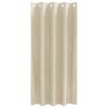vidaXL Blackout Curtains 2 pcs Cream 140 x 175 cm Velvet