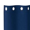 vidaXL Blackout Curtains with Rings 2 pcs Dark Blue 175 x 140 cm