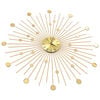 vidaXL Wall Clock Metal 70 cm Golden