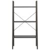 vidaXL 3-Tier Standing Shelf Black 56x35x108 cm