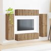 vidaXL TV Cabinet Set 8 pcs Artisan Oak Engineered Wood