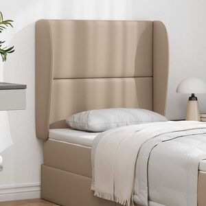 vidaXL Headboard Ear Brown 80 x 23 x 6 cm PVC