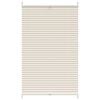 vidaXL Plisse Blind 90x150cm Cream
