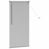 vidaXL Venetian Blinds Height Adjustable Silver 130 x 55 cm Aluminium