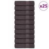vidaXL Bath Towels 25 pcs "FROGN" Anthracite 100x150 cm 100% Cotton