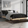 vidaXL Bed Frame without Mattress Sonoma Oak 120x190 cm Small Double Engineered Wood