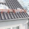 vidaXL Roof Snow Guard Red 300 x 29.5 x 34.5 cm Steel