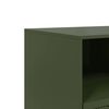 vidaXL TV Cabinet Olive Green 99x39x44 cm Steel