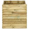vidaXL Garden Raised Bed 80x60x60 cm Impregnated Solid Wood Pine