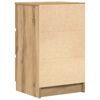 vidaXL Bedside Cabinet with 3 Drawers Artisan Oak 39x35x65 cm
