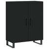 vidaXL Highboard Black 69.5x34x180 cm Engineered Wood
