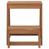 vidaXL Foldable Step Stool Solid Firwood