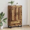 vidaXL Highboard Old Wood 69.5 x 31 x 115 cm Engineered Wood