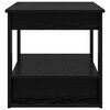 vidaXL Coffee Table Black Oak 72 x 50 x 50 cm Engineered Wood
