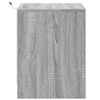 vidaXL Bedside Cabinets with LED Lights 2 pcs Grey Sonoma Engineered Wood