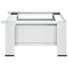 vidaXL Washing Machine Pedestal with Drawer White