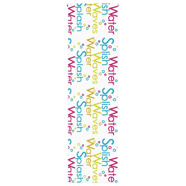 vidaXL Shower Roller Blind 80x240 cm Fabric Width 76 cm