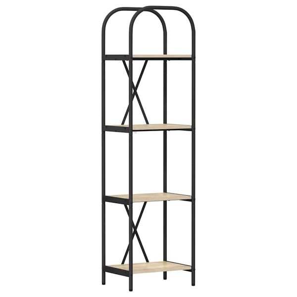 vidaXL Bookshelf Sonoma Oak 40 x 30 x 146 cm Engineered wood