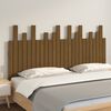 vidaXL Wall Headboard Honey Brown 159.5x3x80 cm Solid Wood Pine