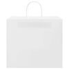 vidaXL Paper Bags 50 pcs with Handles White 32x22x28 cm
