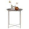 House Nordic Side Table Anne 47 cm Round Grey Beige