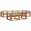 vidaXL Outdoor Sofa Set 7 pcs Natural Solid Acacia Wood