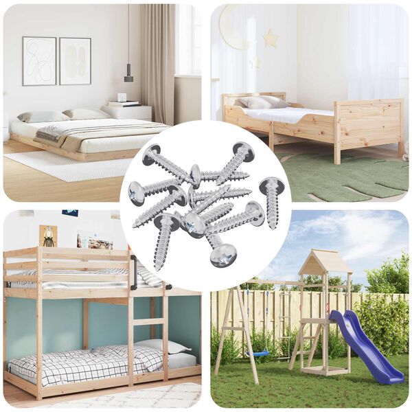 vidaXL Self Tapping Nail 10976 pcs Zinc-coated Steel