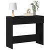 vidaXL Console Table Black oak 90 x 36 x 75 cm Engineered wood