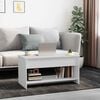 vidaXL Coffee Table White 102x50x52,5 cm Engineered Wood