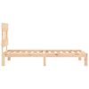 vidaXL Bed Frame without Mattress Single Solid Wood Pine