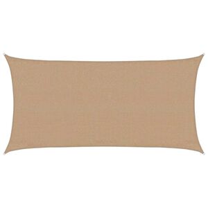 vidaXL Sunshade Sail 160 g/m&sup2; Taupe 3x6 m HDPE