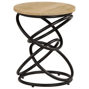 vidaXL End Table Solid Mango Wood 40x50 cm