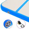 vidaXL Inflatable Gymnastics Mat with Pump 700x100x15 cm PVC Blue