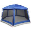 vidaXL Pool Tent with Removable Fly & Mesh Walls Azure Blue 618x532 cm