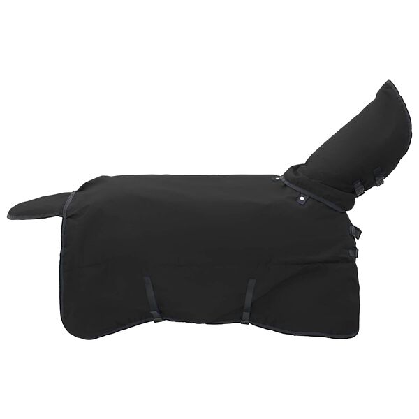 vidaXL Horse Blanket Full Black 115 cm Polyester