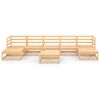 vidaXL 8 Piece Garden Lounge Set Solid Wood Pine