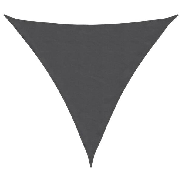 vidaXL Sunshade Sail Oxford Fabric Triangular 4.5x4.5x4.5 m Anthracite