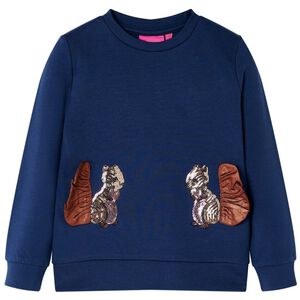vidaXL Kids' Sweatshirt Navy 104