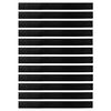 vidaXL Self-adhesive Door Brush Seals 12 pcs Black 100 cm