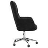 vidaXL Relaxing Chair with Wheel Black 62 x 68.5 x 105 cm Velvet